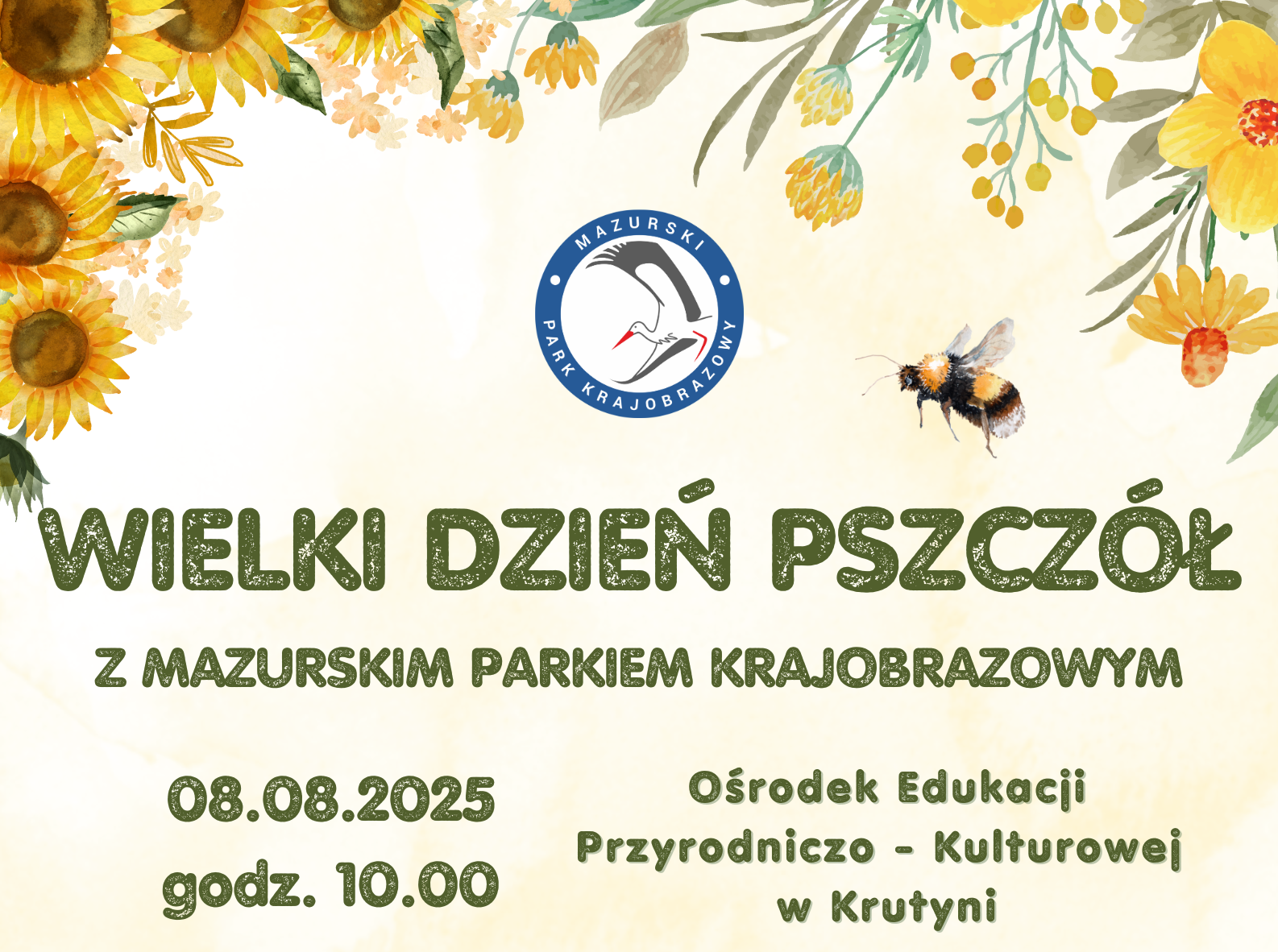 Wielki Dzień Pszczół z Mazurskim Parkiem Krajobrazowym – zapraszamy do Krutyni!
