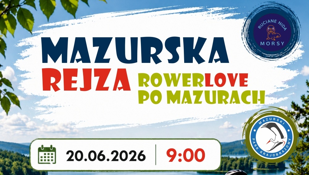 Mazurska Rejza – Rowerlove po Mazurach już 20 czerwca!