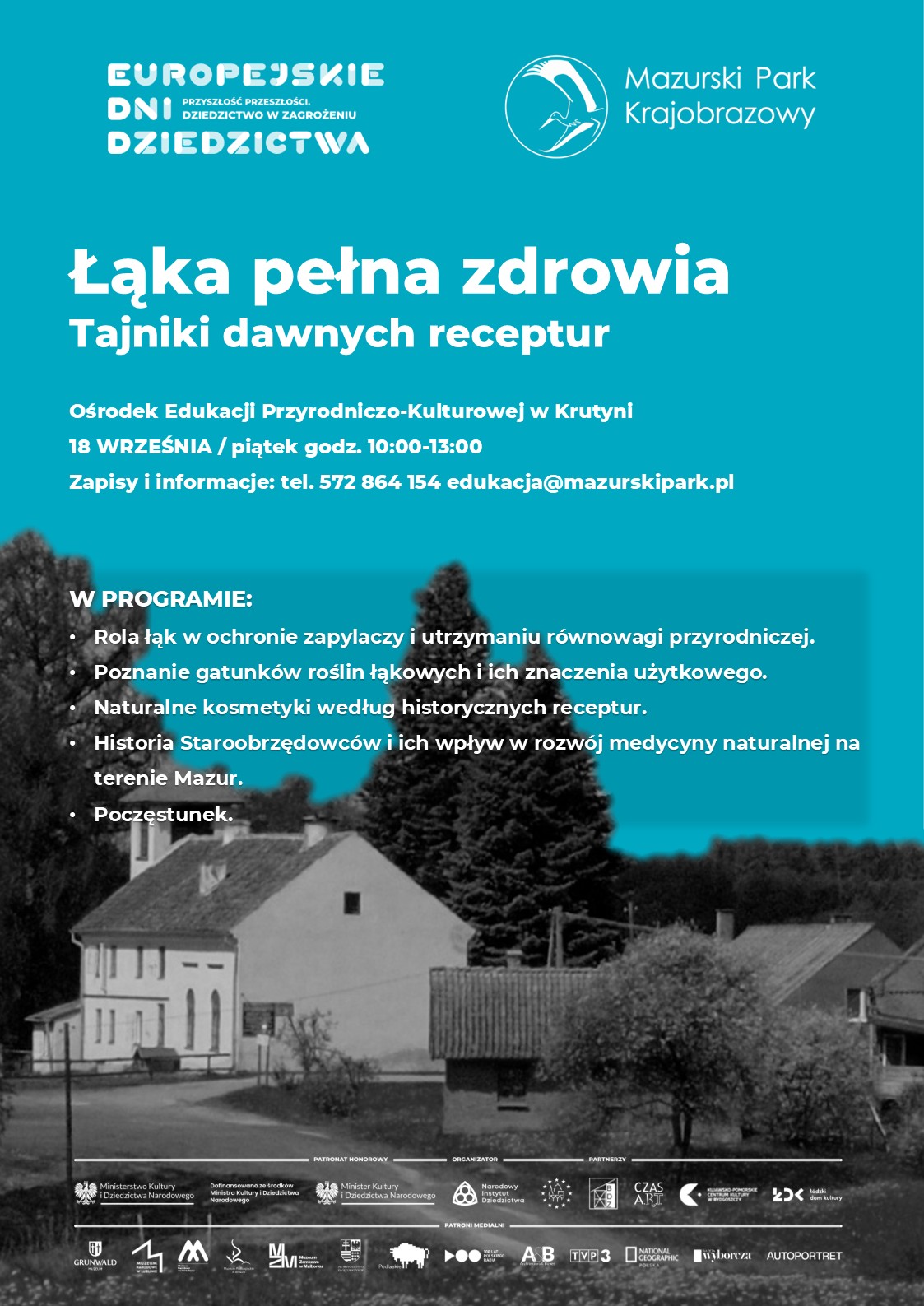 Europejskie Dni Dziedzictwa w Krutyni!